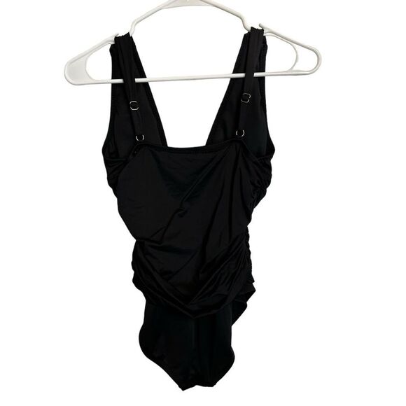 Anne Cole Black One Piece Swimsuit size 6 - Picture 3 of 6